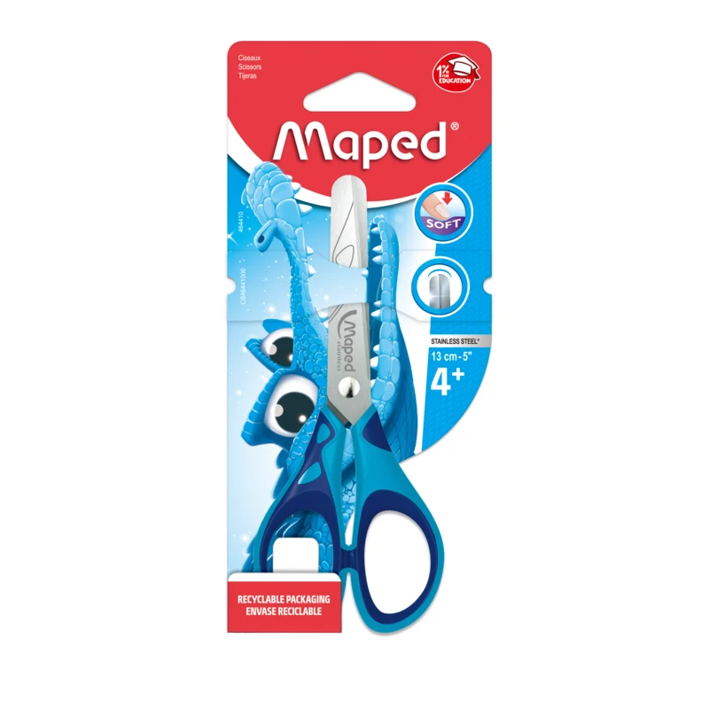Scissors Pulse Soft 13cm Sym Try Me - Maped