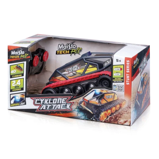Maisto Cyklone Attack R/C Vehicle, Red/Grey Edition, Model 82755 RD, Approx. 1:14 Scale Maisto Cyklone Attack R/C Vehicle, Red/Grey Edition, Model 82755 RD, Approx. 1:14 Scale