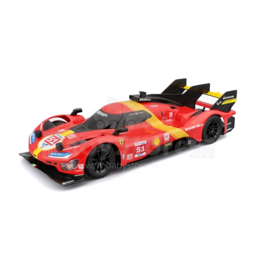 Maisto Ferrari 499P LMH, 2023 Le Mans Champion, R/C Car – Model 82861, USB Rechargeable, 1:16 Scale - Maisto - Image 3
