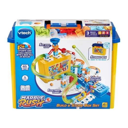 VTech Marble Rush Build & Store Box Set – Interactive Marble Track VTech Marble Rush Build & Store Box Set – Interactive Marble Track