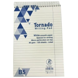 مفكرة تورنيدو بحجم 5 – 120 ورقة