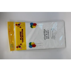 Reusable Plastic Table Cover with Colorful Balloon Design – 137cm × 183cm