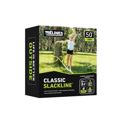 Treelines Classic Slackline - 50 ft, Complete Equipment Set Treelines Classic Slackline - 50 ft, Complete Equipment Set