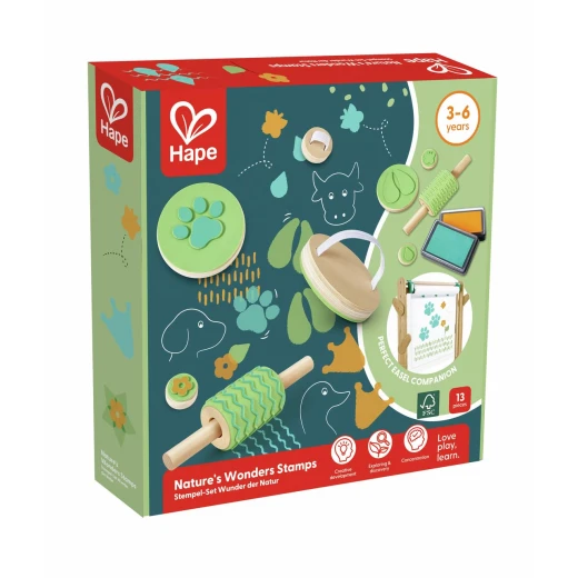 Hape Nature’s Wonders Stamps – Nature-Inspired Stamp Set for Creative and Sensory Art Play Hape Nature’s Wonders Stamps – Nature-Inspired Stamp Set for Creative and Sensory Art Play