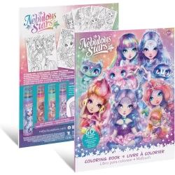 Nebulous Stars Coloring Book, 60 Coloring Pages, Creative Art Set