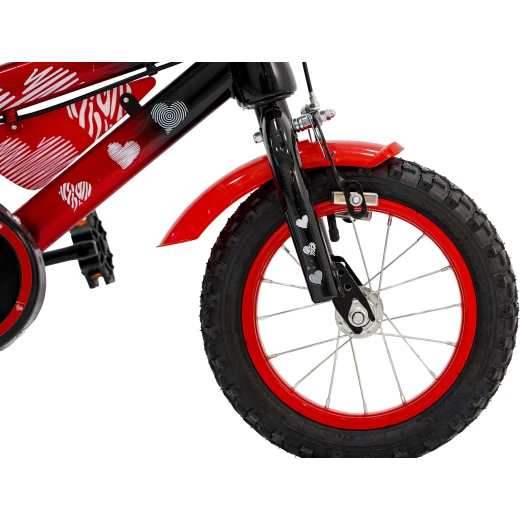 Whizzy Kids Children’s Bicycle – Hearts Design – 16 Inch – Model 16201 – Suitable for Ages 3+ - Whizzy - Image 3