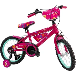 Whizzy Kids Children’s Bicycle – Floral Design – 16 Inch – Model 16204 – Suitable for Ages 3+