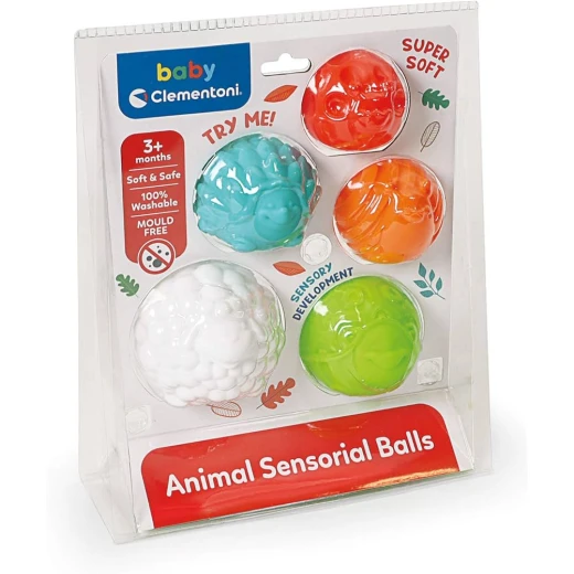 clementoni ANIMAL SENSORY BALLS (INT) - K clementoni ANIMAL SENSORY BALLS (INT) - K