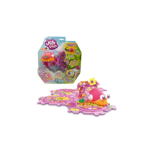 Jiggly Pets "Rychlý Šnek" – Fast Snail Electronic Toy with Interactive Play Tracks for Kids Aged 4 & Up - eolo - Image 4