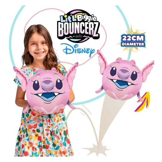 Biggie Bouncerz – Inflatable Angel Ball in Ready to Bounce Box with Air Pump (Angel Box) Soft, bouncy fun with Disney’s Angel! - eolo - Image 3