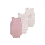 Junior Bodysuit Sleeveless Love girl, (3-6 M), 3 Pcs - Junior Clothing