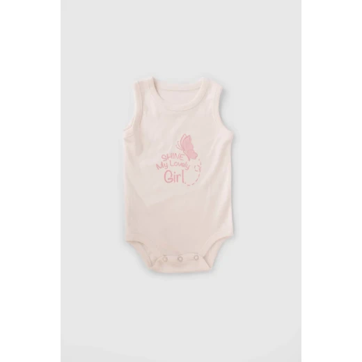 Junior Bodysuit Sleeveless Love girl, (3-6 M), 3 Pcs - Junior Clothing - Image 4