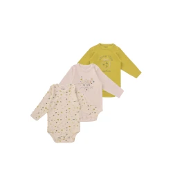 Junior Bodysuit Long Sleeve Summer nights, (18-24 M), 3 Pcs