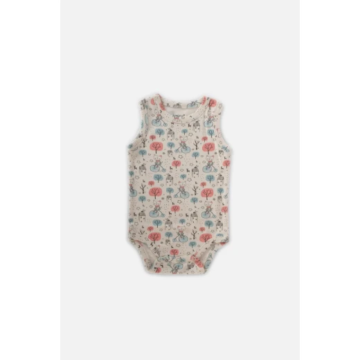 Junior Bodysuit Sleeveless happy kitty, (3-6 M), 3 Pcs - Junior Clothing - Image 3