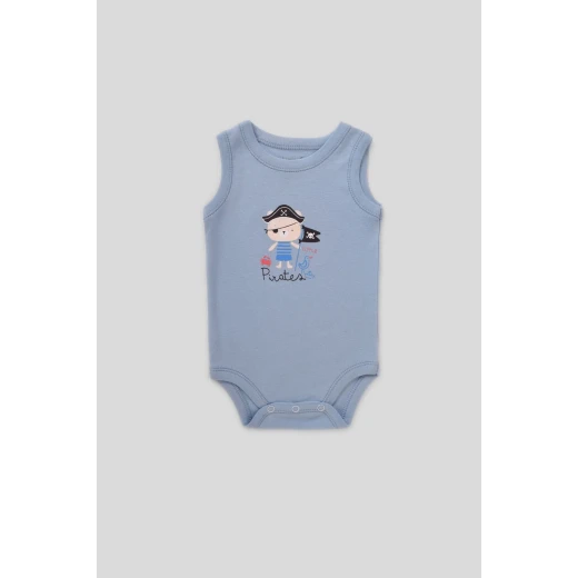 Junior Bodysuit Sleeveless all aboard, (12-18 M), 3 Pcs - Junior Clothing - Image 4