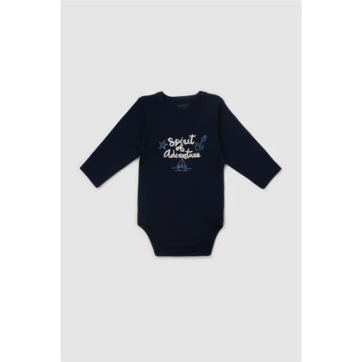 Junior Bodysuit Long Sleeve sea waves, (18-24 M), 3 Pcs - Junior Clothing - Image 4