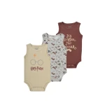 Junior Bodysuit Sleeveless harry potter, (0-3 M), 3 Pcs - Junior Clothing