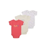 Junior Bodysuit short Sleeve spinning top, (6-9 M), 3 Pcs - Junior Clothing