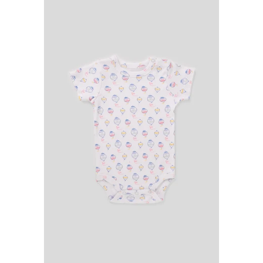 Junior Bodysuit short Sleeve spinning top, (6-9 M), 3 Pcs - Junior Clothing - Image 4