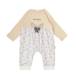 Junior Printed Romper Butterfly, 9-12M