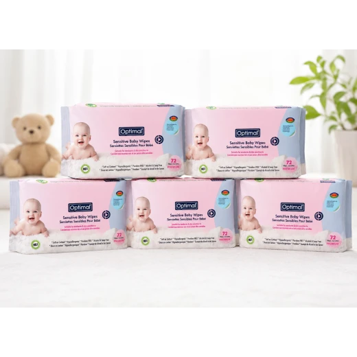 Optimal Sensitive Baby Wipes - 5 Psc Optimal Sensitive Baby Wipes - 5 Psc