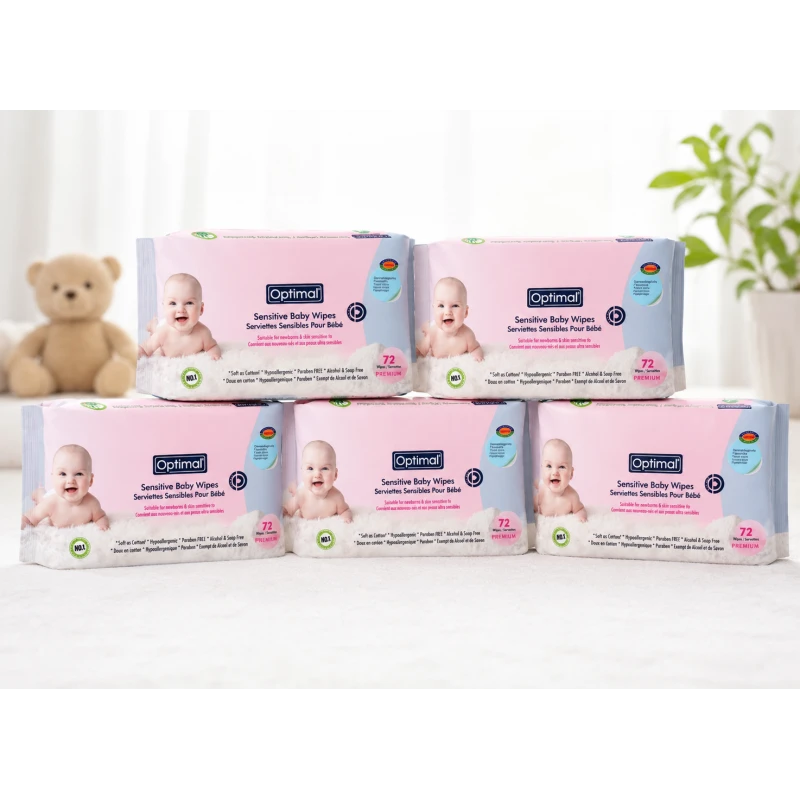Optimal Sensitive Baby Wipes - 5 Psc - Optimal