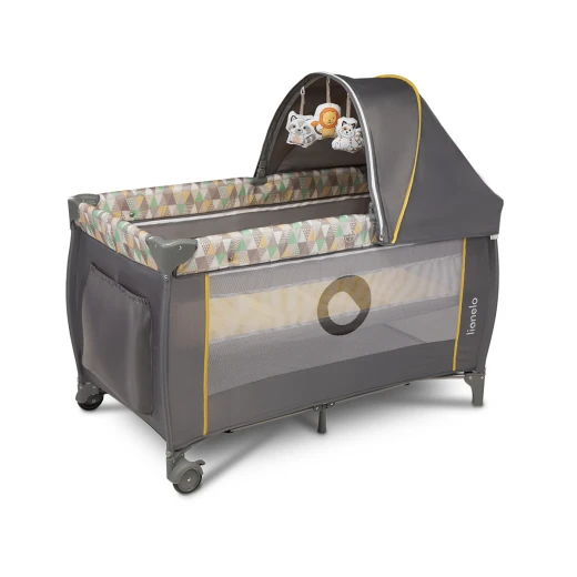 Lionelo Baby Crib Sven, Yellow Scandi - LIONELO - Image 9