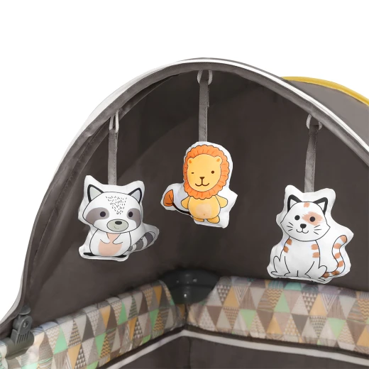 Lionelo Baby Crib Sven, Yellow Scandi - LIONELO - Image 7