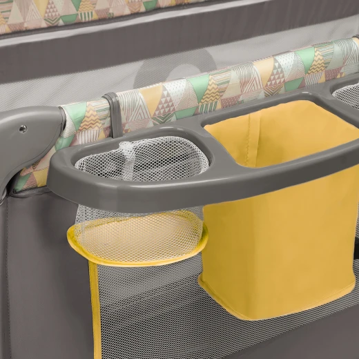 Lionelo Baby Crib Sven, Yellow Scandi - LIONELO - Image 6