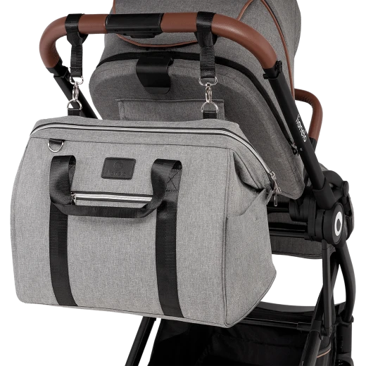 Lionelo Stroller Bag Ida Grey Concrete - LIONELO - Image 9