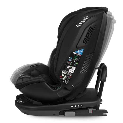 Lionelo Car Seat Bastiaan RWF I-Size, Black Carbon - LIONELO - Image 4