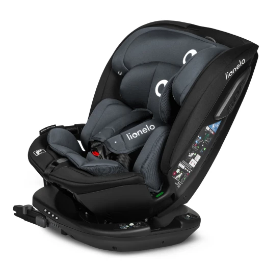 Lionelo Car Seat Bastiaan RWF I-Size, Grey Stone - LIONELO - Image 8