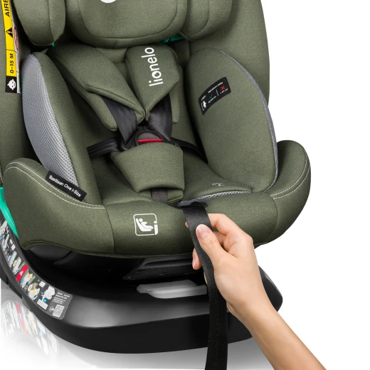 Lionelo Car Seat Bastiaan one I-Size, Green Olive - LIONELO - Image 2