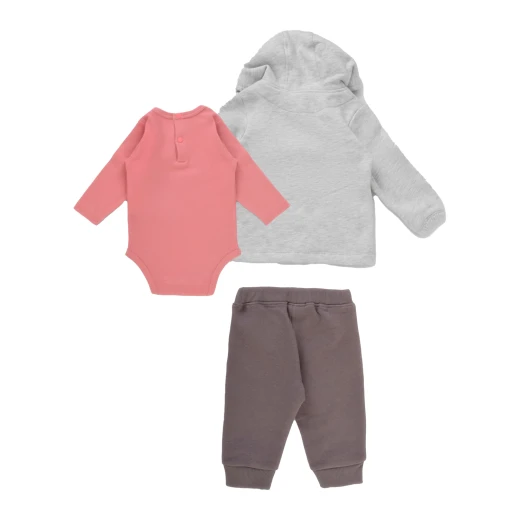 طقم سيمبل سويتنس من جونيور (تبان، بنطلون، جاكيت مع طاقية)، (3-6 أشهر) - جونيور كلوذينج - Image 6