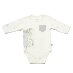 BiOrganic Koala Jungle Body Long Sleeve Grey (3 Years) - BiOrganic