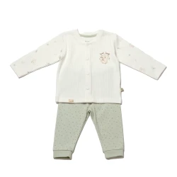BiOrganic Koala Jungle Pyjamas Set Mint (18-24 Months)