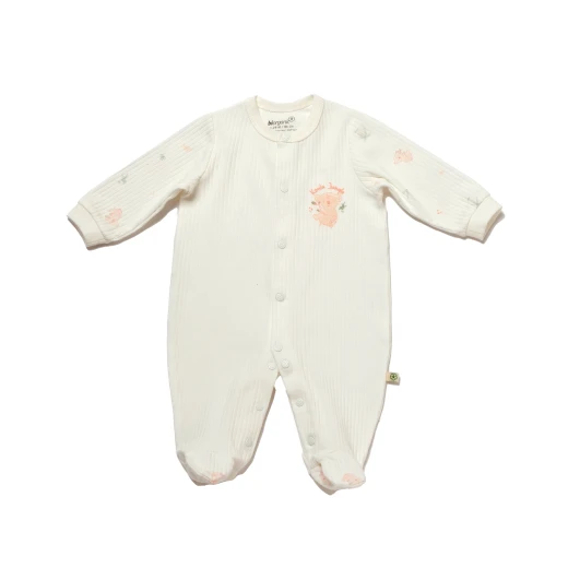 BiOrganic Koala Jungle Newborn Romper Pink (0-3 Months) - BiOrganic - Image 2