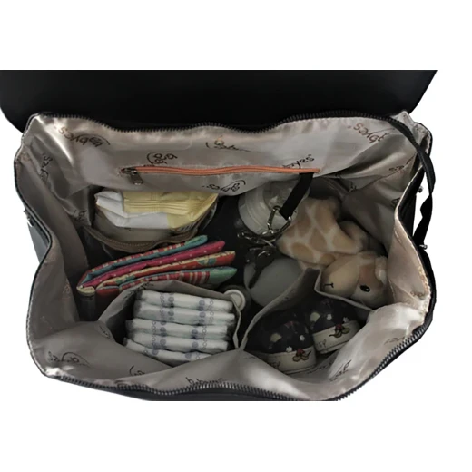 Babyes Lisa Exclusive Mother Bag Black - Babyes - Image 8
