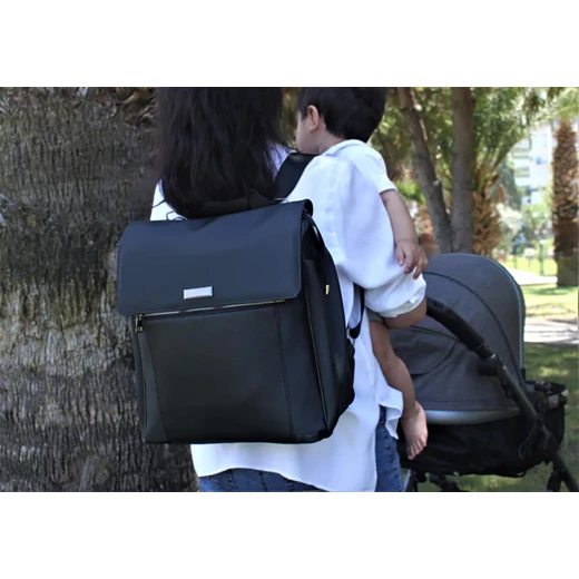 Babyes Lisa Exclusive Mother Bag Black - Babyes - Image 11
