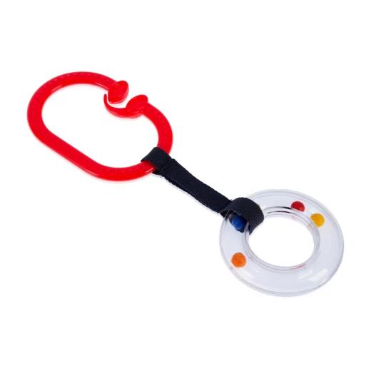 Babyjem Rattle Ring Red Oval - BabyJem - Image 2