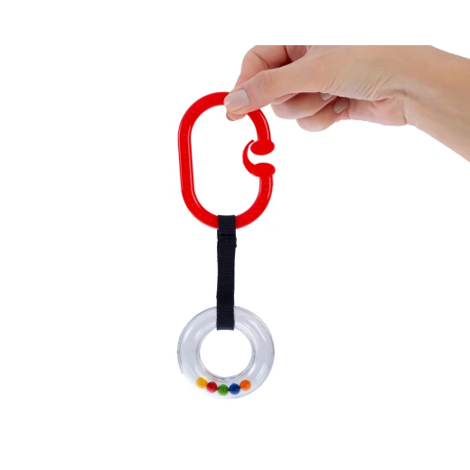 Babyjem Rattle Ring Red Oval - BabyJem - Image 3
