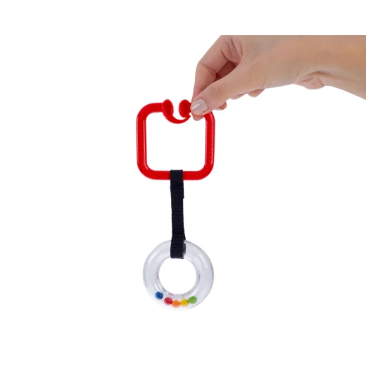 Babyjem Rattle Ring Red Square - BabyJem - Image 3