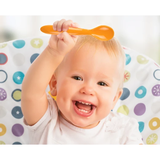 Babyjem Baby Spoon And Fork Set Yellow - BabyJem - Image 3