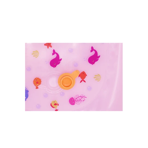Babyjem Baby Bath Tub Set 6 Pieces With The Termometer/ Pink - BabyJem - Image 5