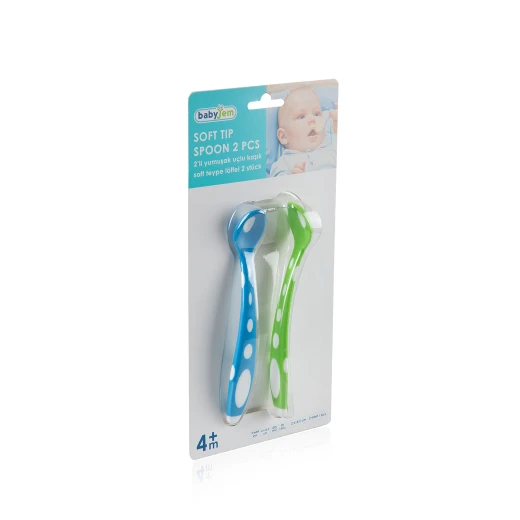 Babyjem Soft Tip Spoon 2 Pcs (Green & Blue) - BabyJem - Image 15
