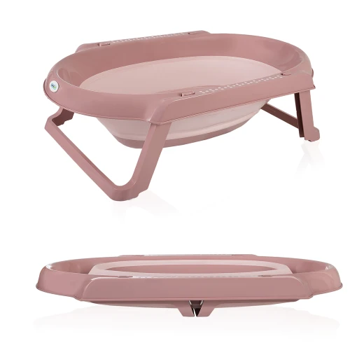 Babyjem Folding Bath Set 3 Pcs Salmon Color New - BabyJem - Image 3