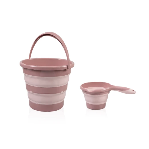Babyjem Folding Bath Set 3 Pcs Salmon Color New - BabyJem - Image 7