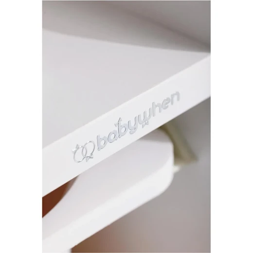 BabyWhen Toy Storage Cabinet with 6 Removable Drawers, White Kids Organizer Unit for Toys, Books & Clothes, Durable Plastic Shelves with Rounded Edges (BW2310) L45 x H 85 x D 31 cm - BabyWhen - Image 3