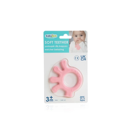 Babyjem Baby Teethering Gloves /Octopus / Pink - BabyJem - Image 2