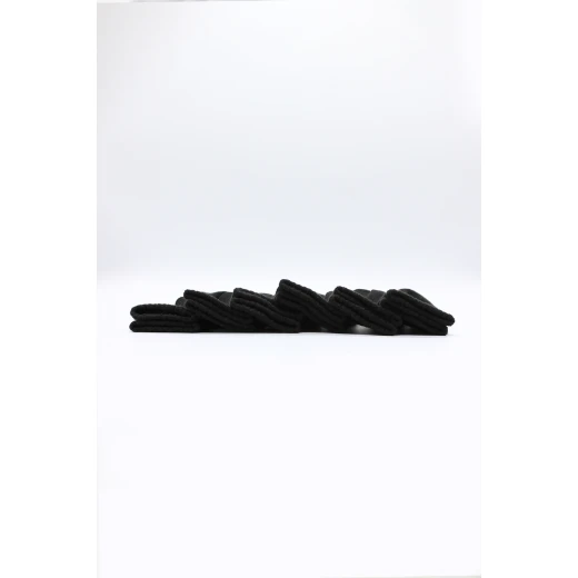 Bistyle 6-Pairs Combed Flat Quarter Socks (0-6 m) Black - BiOrganic - Image 3